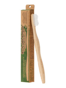 Eco-Friendly Bamboo Toothbrush – 100% Biodegradable Handle | Soft Charcoal Bristles