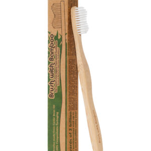 Eco-Friendly Bamboo Toothbrush – 100% Biodegradable Handle | Soft Charcoal Bristles